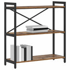Bücherregal Altholz 80 x 30 x 85 cm Holzwerkstoff