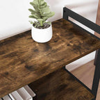 Bücherregal Geräucherte Eiche 80 x 30 x 50 cm Holzwerkstoff