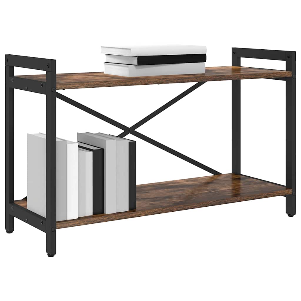 Bücherregal Geräucherte Eiche 80 x 30 x 50 cm Holzwerkstoff