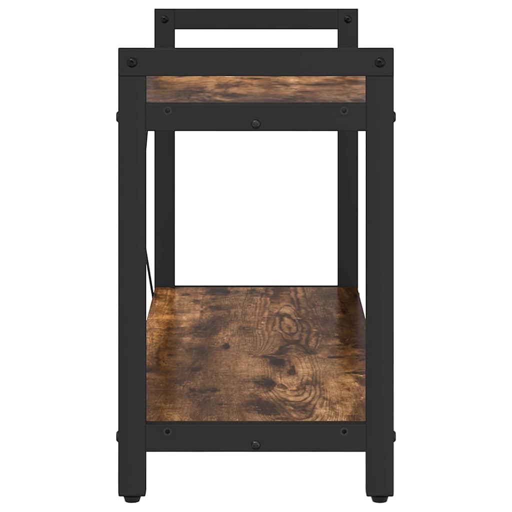 Bücherregal Geräucherte Eiche 80 x 30 x 50 cm Holzwerkstoff