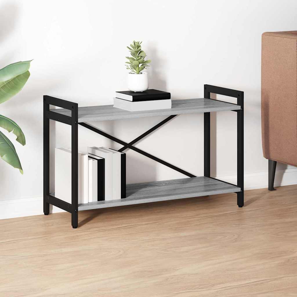 Bücherregal Grau Sonoma 80 x 30 x 50 cm Holzwerkstoff