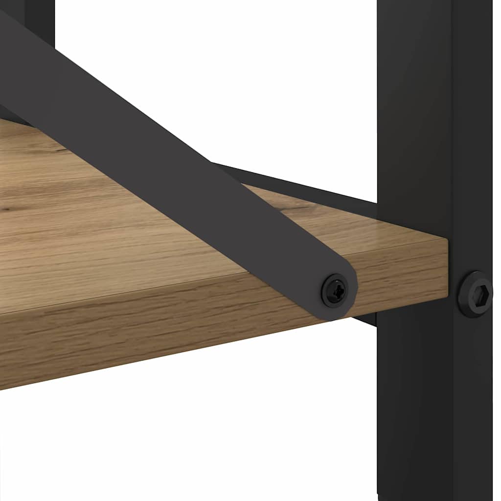 Bücherregal Artisan-Eiche 80 x 30 x 50 cm Holzwerkstoff