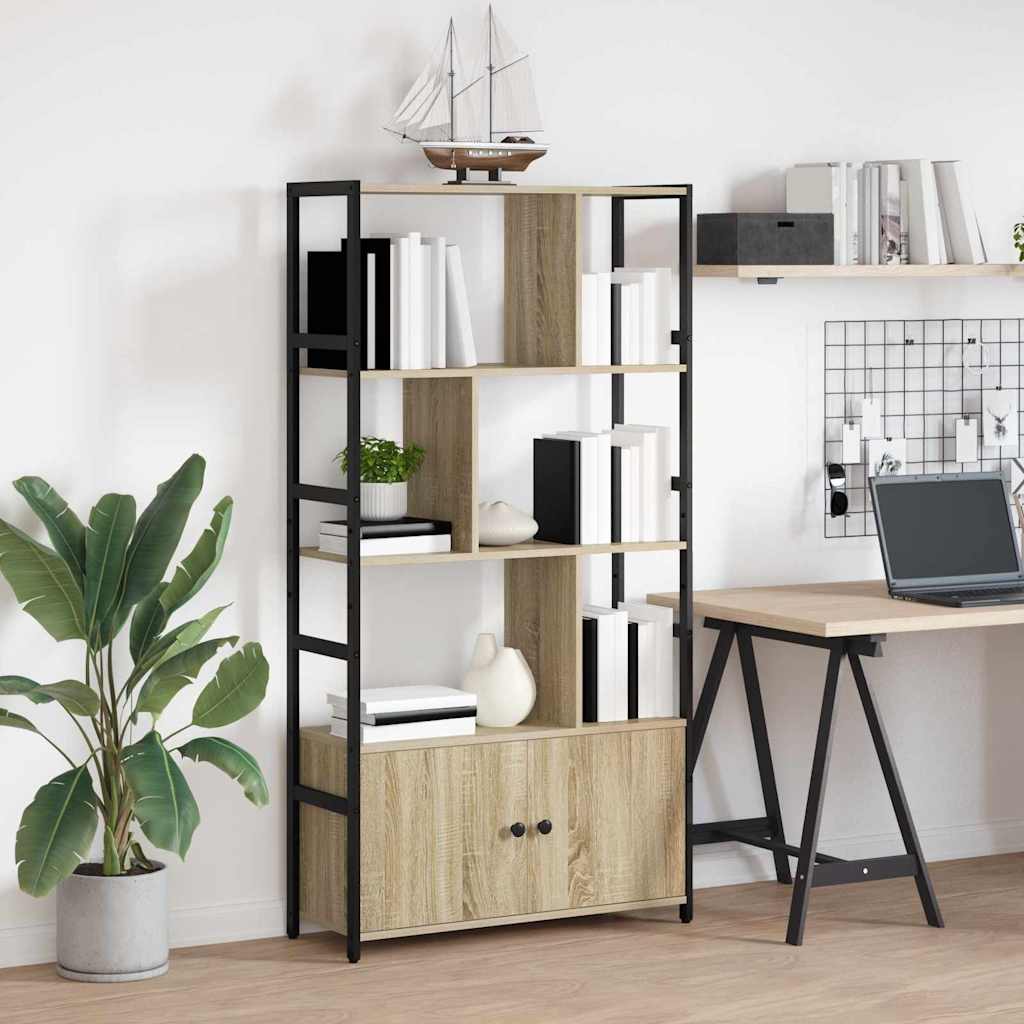 Bücherregal Sonoma-Eiche 80 x 30 x 155,5 cm Holzwerkstoff