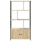 Bücherregal Sonoma-Eiche 80 x 30 x 155,5 cm Holzwerkstoff