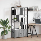 Bücherregal Grau Sonoma 80 x 30 x 155,5 cm Holzwerkstoff