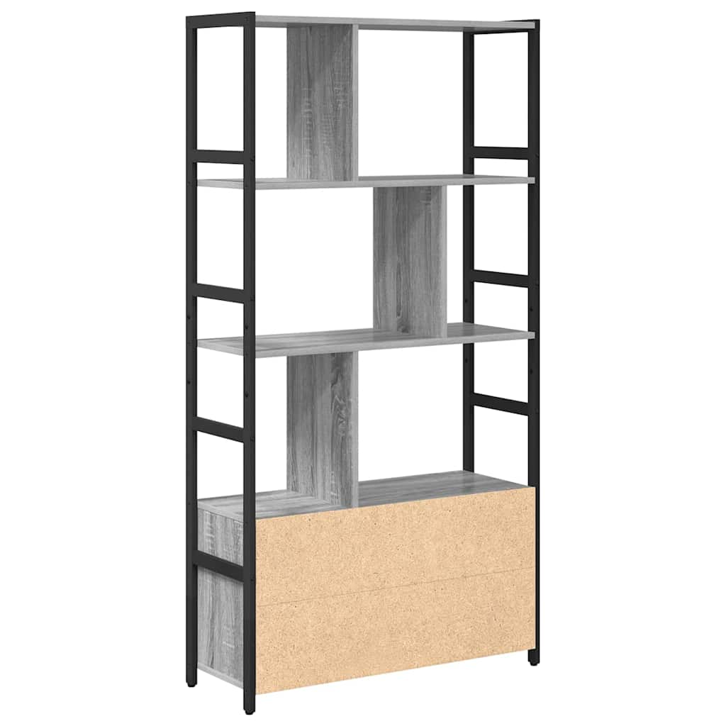 Bücherregal Grau Sonoma 80 x 30 x 155,5 cm Holzwerkstoff