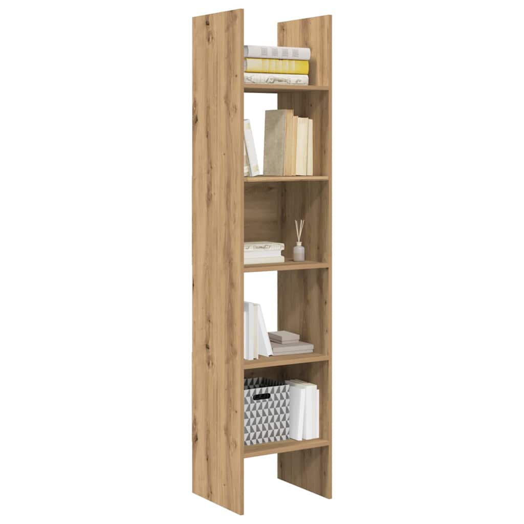 Bücherregal Artisan-Eiche 40 x 35 x 180 cm Holzwerkstoff