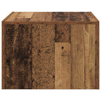 Couchtisch Altholz 50 x 50 x 35 cm Holzwerkstoff