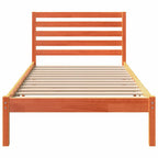 Bettrahmen Wachsbraun 90 x 190 cm Massives Kiefernholz
