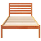 Bettrahmen Wachsbraun 100 x 210 cm Massives Kiefernholz