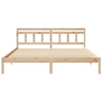Bettrahmen Braun 200 x 200 cm Massives Kiefernholz