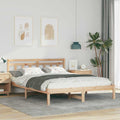 Bettrahmen Braun 150 x 200 cm Massives Kiefernholz