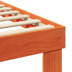 Bettrahmen Wachsbraun 90 x 190 cm Massives Kiefernholz