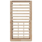 Bettrahmen Wachsbraun 75 x 190 cm Massives Kiefernholz
