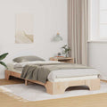 Bettrahmen Braun 80 x 210 cm Massives Kiefernholz