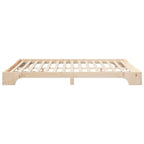 Bettrahmen Braun 160 x 210 cm Massives Kiefernholz