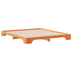 Bettrahmen Braun 180 x 210 cm Massives Kiefernholz