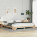 Bettrahmen Braun 200 x 210 cm Massives Kiefernholz