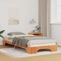 Bettrahmen Braun 100 x 220 cm Massives Kiefernholz