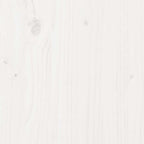 Bettrahmen Weiß 135 x 190 cm Massives Kiefernholz