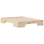 Bettgestell Braun 120 x 200 cm