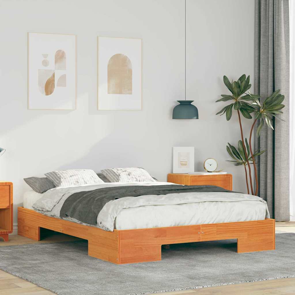 Bettgestell Braun 120 x 200 cm