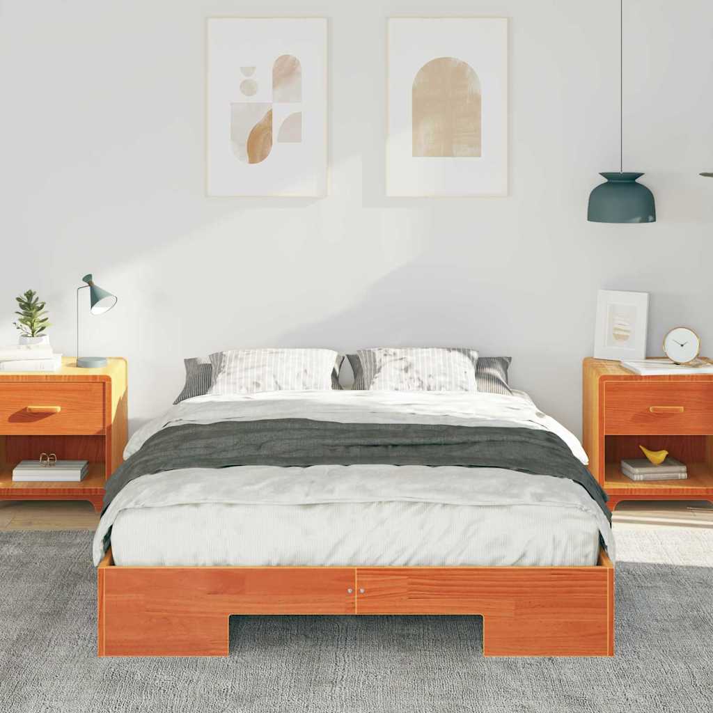 Bettgestell Braun 120 x 200 cm