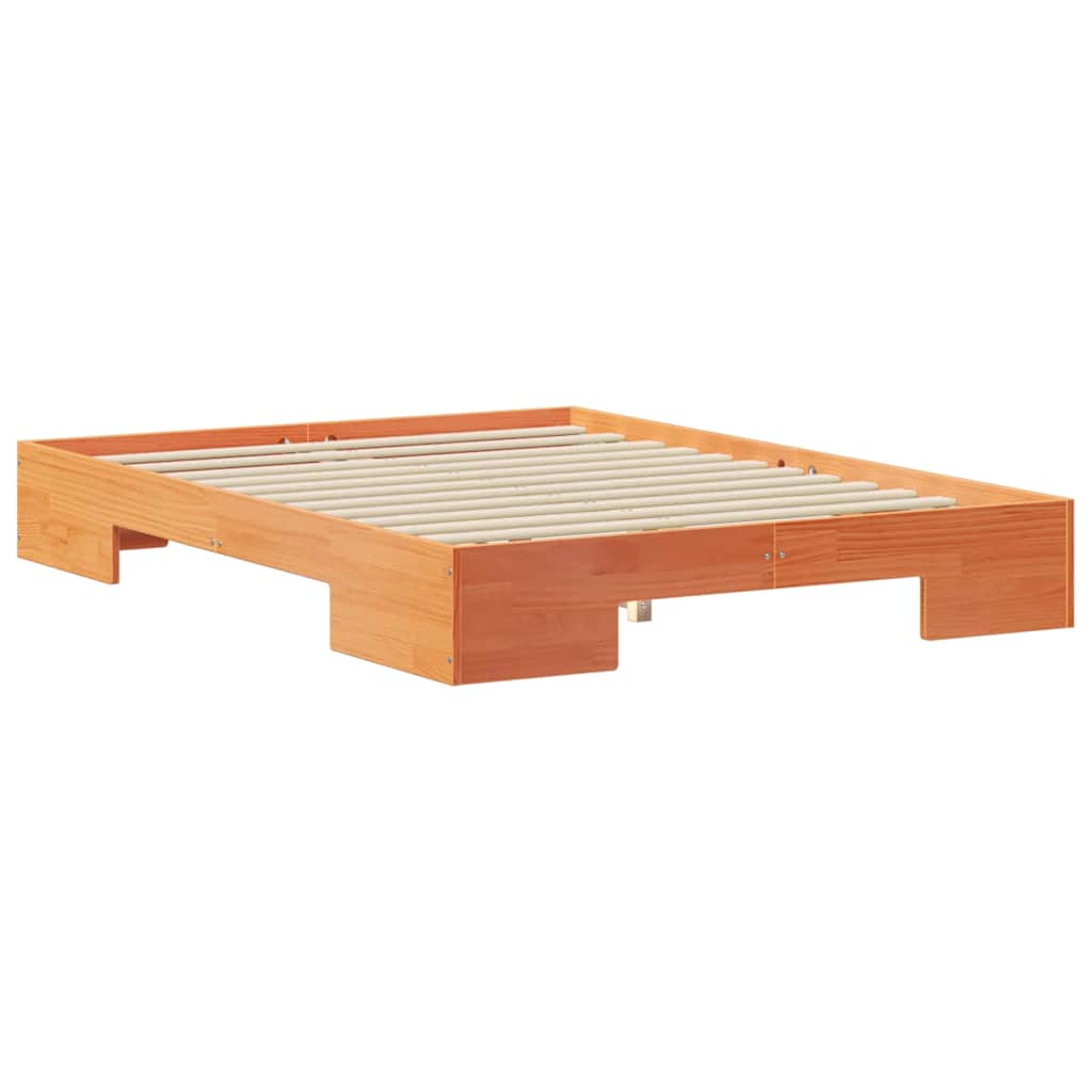 Bettgestell Braun 140 x 190 cm