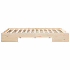Bettgestell Braun 135 x 190 cm