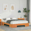 Bettgestell Braun 135 x 190 cm
