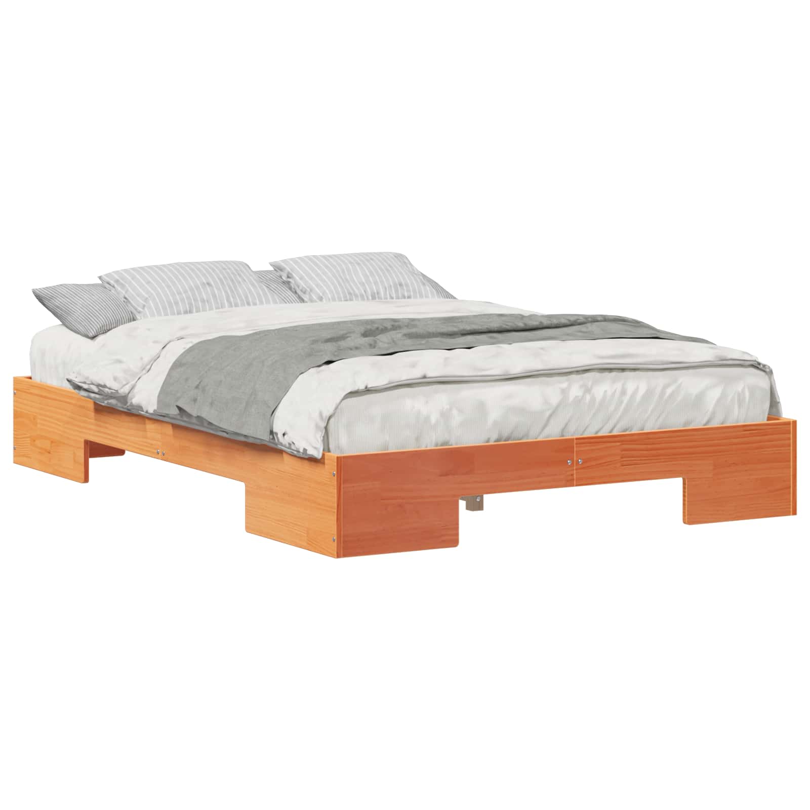 Bettgestell Braun 135 x 190 cm