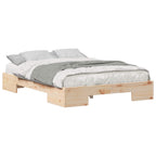 Bettgestell Braun 120 x 190 cm