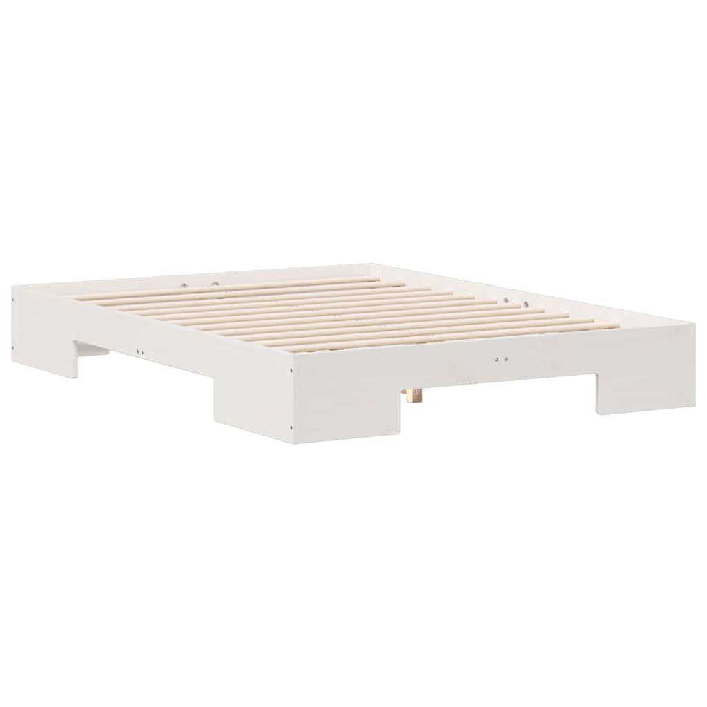 Bettgestell Weiß 120 x 190 cm