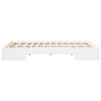 Bettgestell Weiß 120 x 190 cm