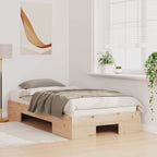Bettgestell Braun 75 x 190 cm