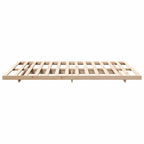 Bettrahmen Braun 150 x 200 cm Massives Kiefernholz