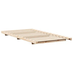 Bettrahmen Braun 100 x 200 cm Massives Kiefernholz