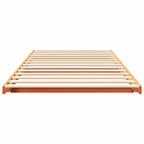 Bettrahmen Wachsbraun 75 x 190 cm Massives Kiefernholz