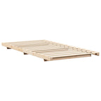 Bettrahmen Braun 80 x 210 cm Massives Kiefernholz