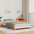 Bettrahmen Wachsbraun 80 x 210 cm Massives Kiefernholz