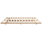 Bettrahmen Braun 200 x 210 cm Massives Kiefernholz