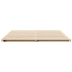 Bettrahmen Braun 180 x 220 cm Massives Kiefernholz