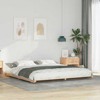 Bettrahmen Braun 200 x 220 cm Massives Kiefernholz