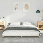 Bettrahmen Braun 200 x 220 cm Massives Kiefernholz