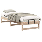 Bettrahmen Braun 80 x 210 cm Massives Kiefernholz