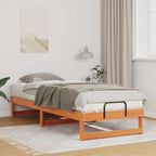 Bettrahmen Braun 80 x 210 cm Massives Kiefernholz