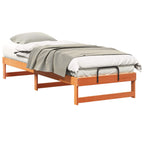 Bettrahmen Braun 90 x 210 cm Massives Kiefernholz