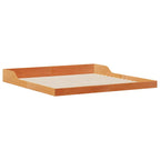 Bettrahmen Wachsbraun 200 x 200 cm Massives Kiefernholz