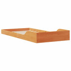 Bettrahmen Wachsbraun 80 x 200 cm Massives Kiefernholz