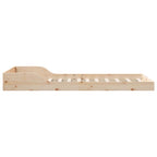 Bettrahmen Braun 90 x 210 cm Massives Kiefernholz